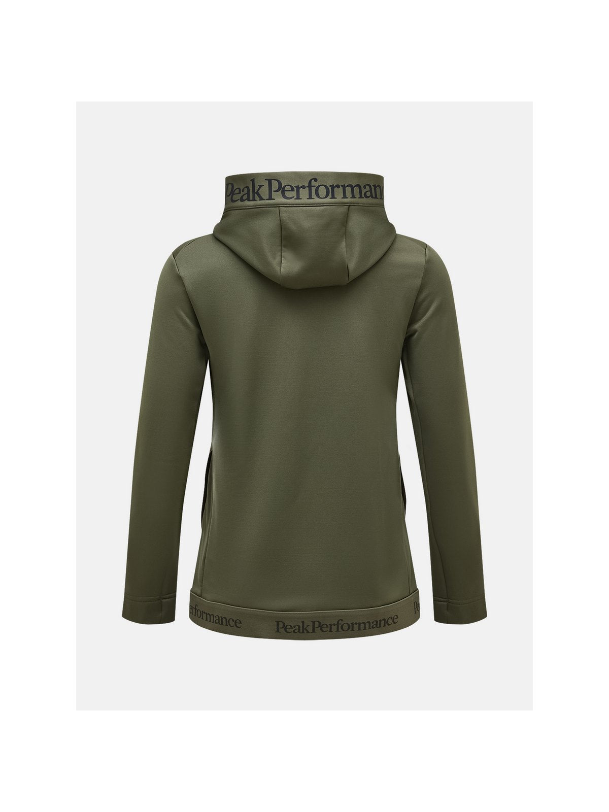 Bluza Peak Performance W Rider Tech Zip Hood zielony - Adventure Sports