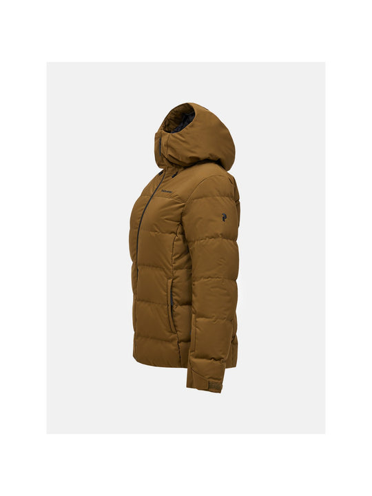 Kurtka narciarska damska PEAK PERFORMANCE Shred Down Ski Jacket brązowa
