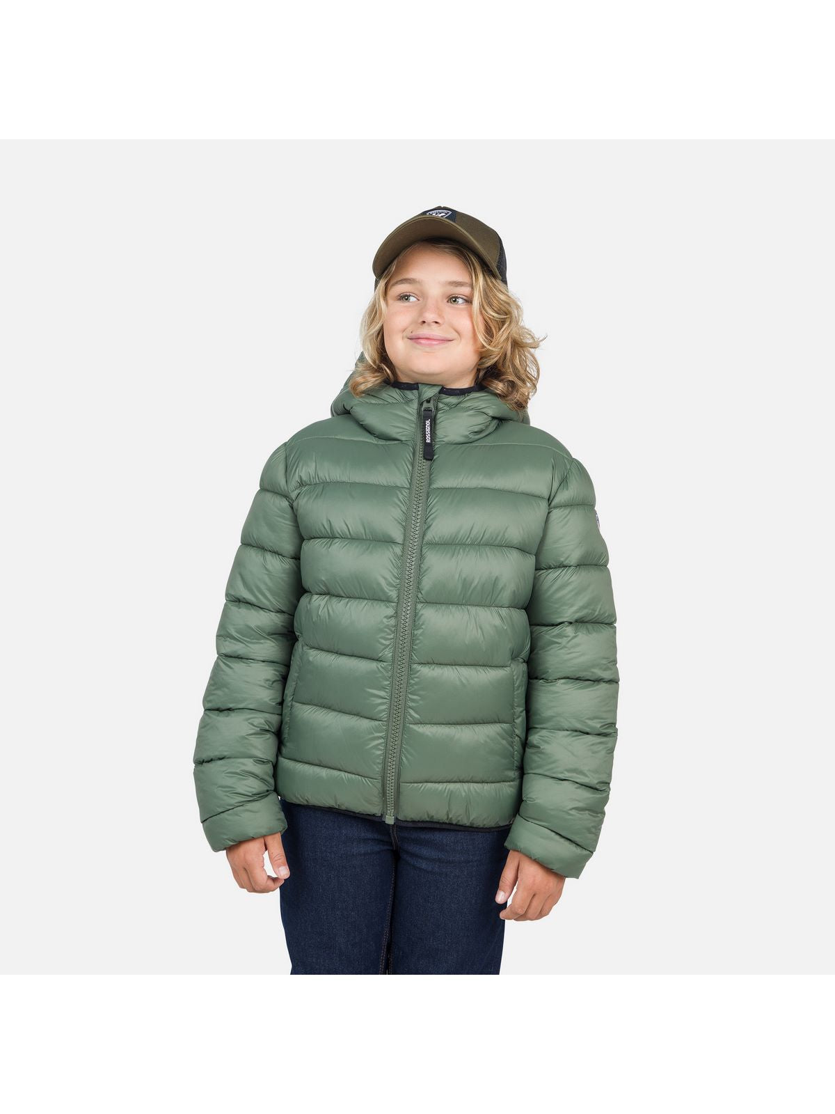 Kurtka Rossignol Boy Lt Quilt zielony - Adventure Sports
