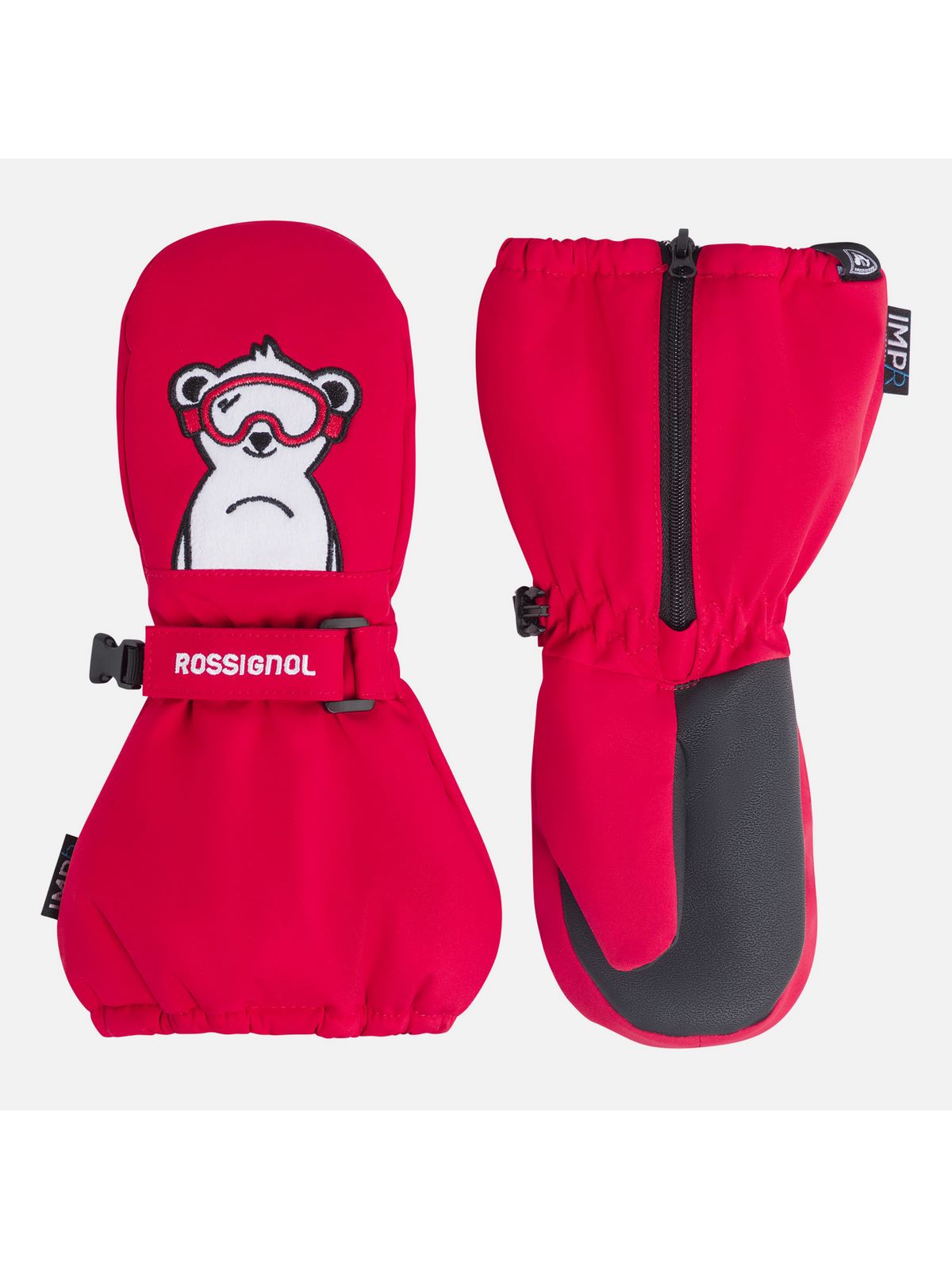 Rękawice narciarskie dziecięce Rossignol Baby Impr M czerwony - Adventure Sports
