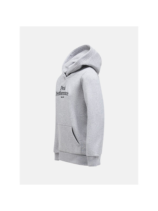 Bluza Peak Performance Jr Original Hood Mel SZARY - Adventure Sports

