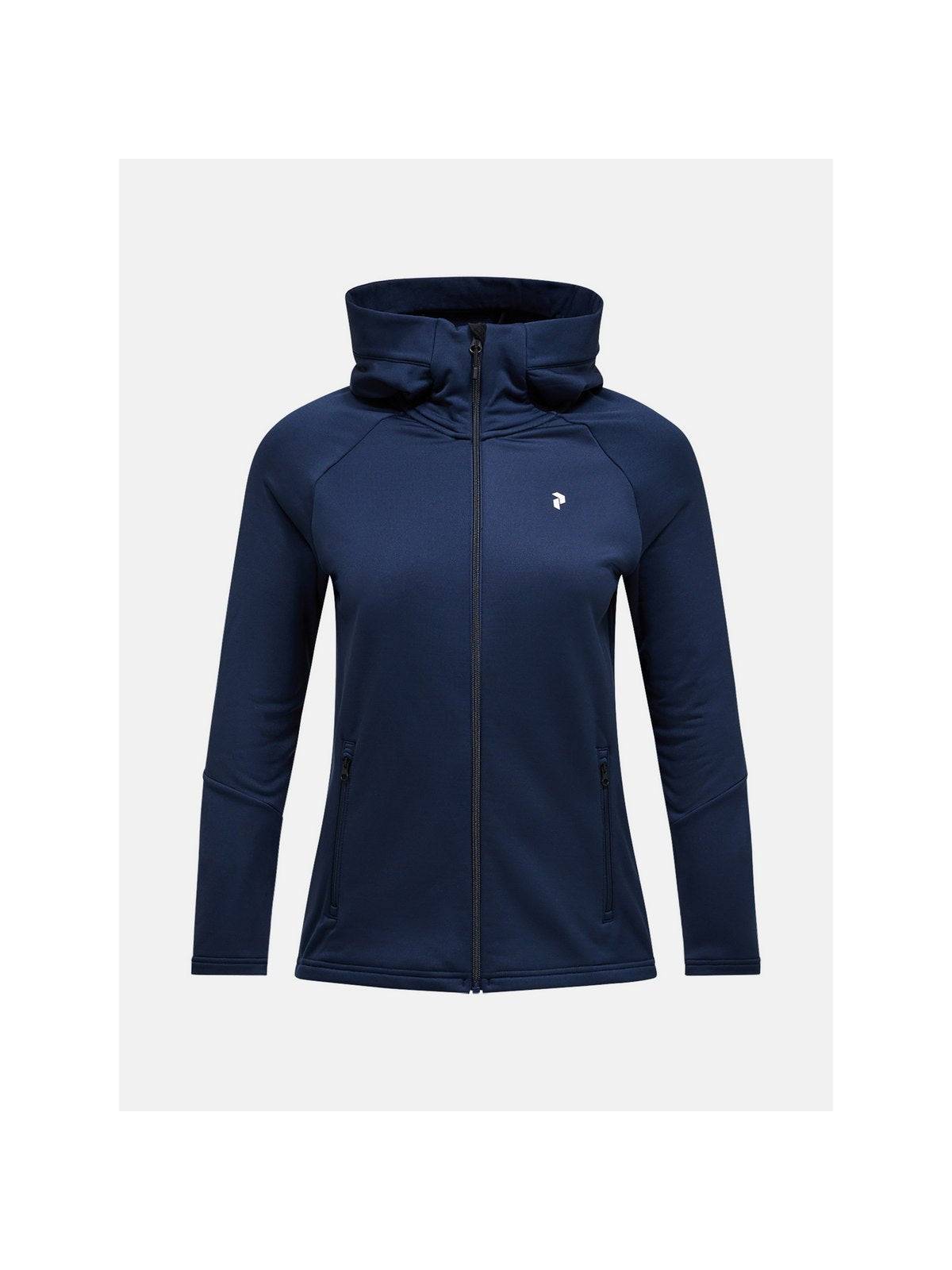 Bluza z kapturem damska PEAK PERFORMANCE W Rider Essentials Zip Hood granatowa