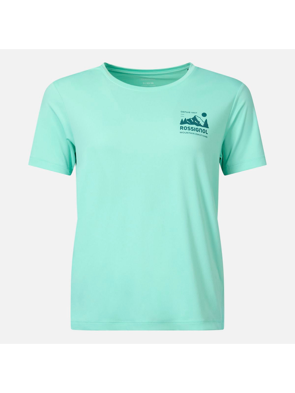 Koszulka damska Rossignol W Graphic Active Tee zielona