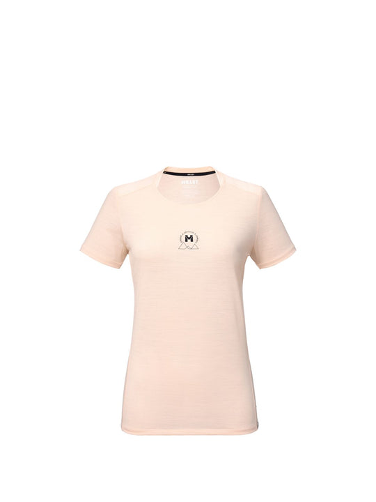 Koszulka damska MILLET Ubic Wool Ts Ss W jasny róż
