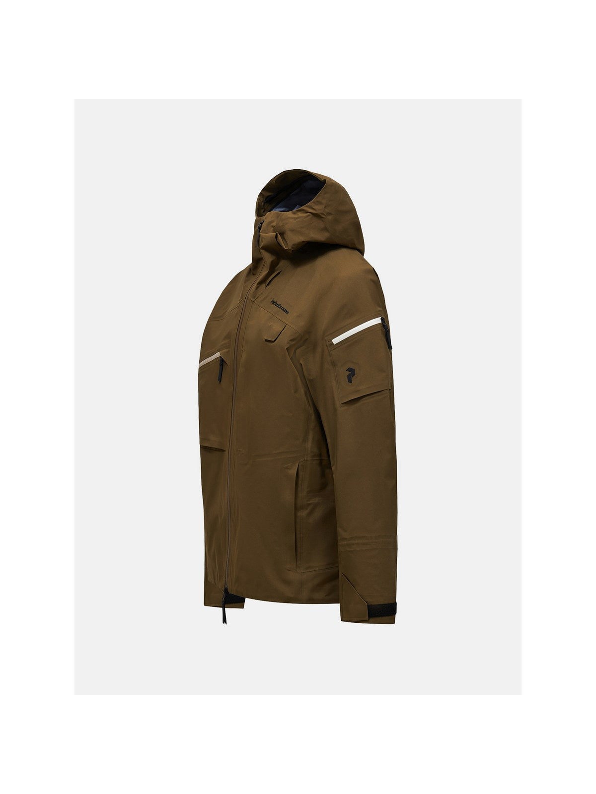 Kurtka narciarska męska PEAK PERFORMANCE Alpine GORE-TEX C-Knit 3L Shell Jacket brązowa