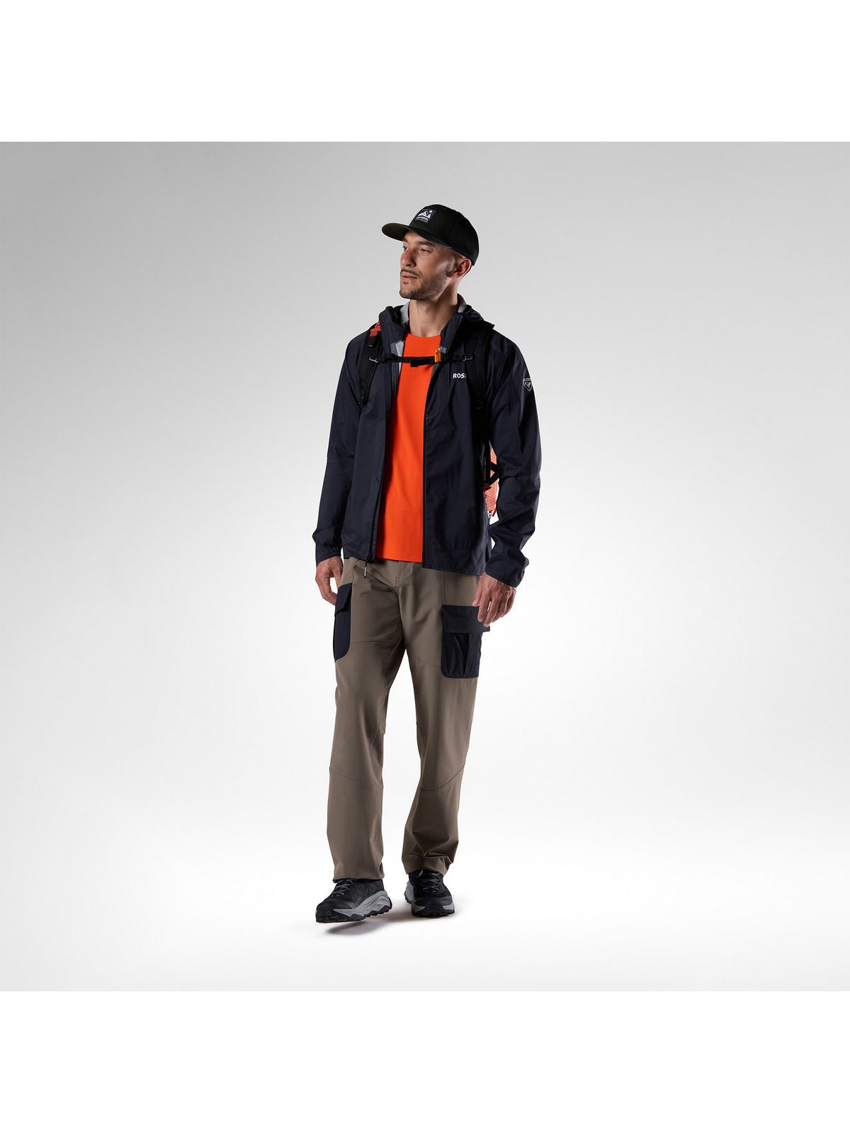 Spodnie męskie ROSSIGNOL M Hiking Cargo Pant brązowe
