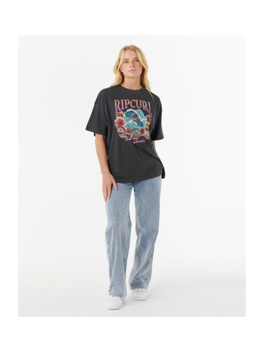 Koszulka RIP CURL HAWAII CLASSIC HERITAGE TEE czarna
