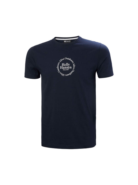 Koszulka HELLY HANSEN Core Graphic T granatowy - Adventure Sports
