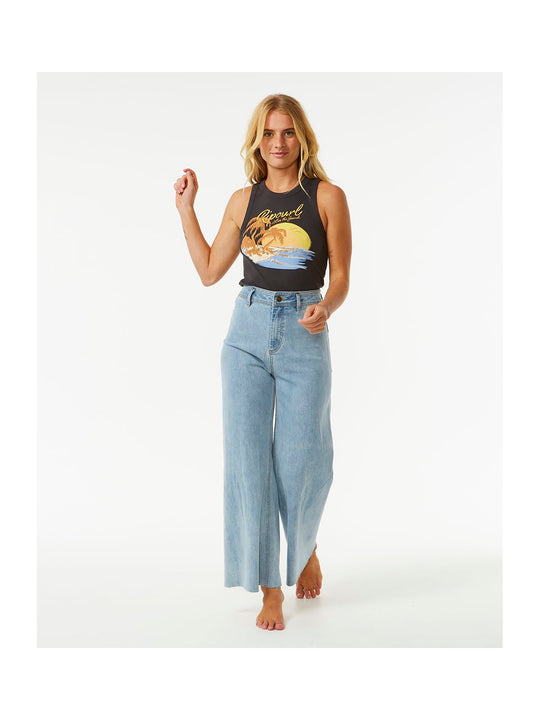 Koszulka RIP CURL Sunset Ribbed Tank biały - Adventure Sports
