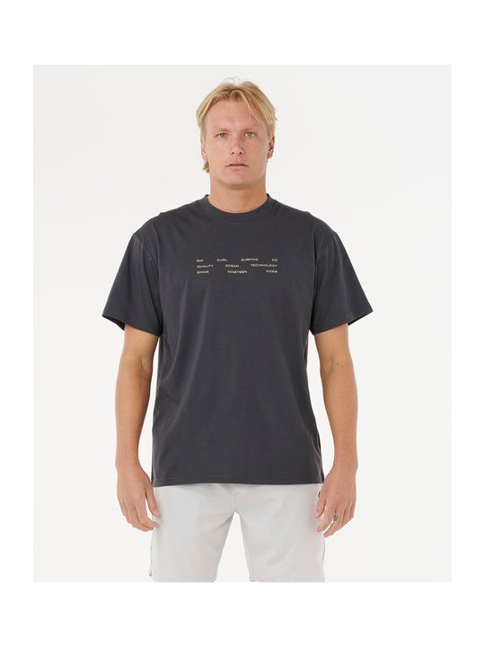 Koszulka RIP CURL VAPORCOOL 3 STACKS TEE czarna

