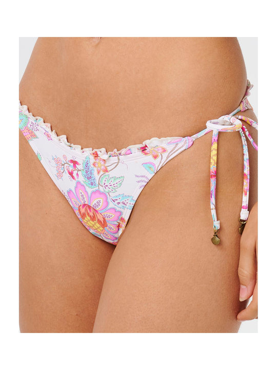 Dół od bikini damski RIP CURL Half Moon Bay Tie Side Skimpy beżowe
