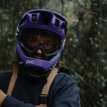 Kask rowerowy POC OTOCON RACE MIPS fioletowo czarny - Adventure Sports
