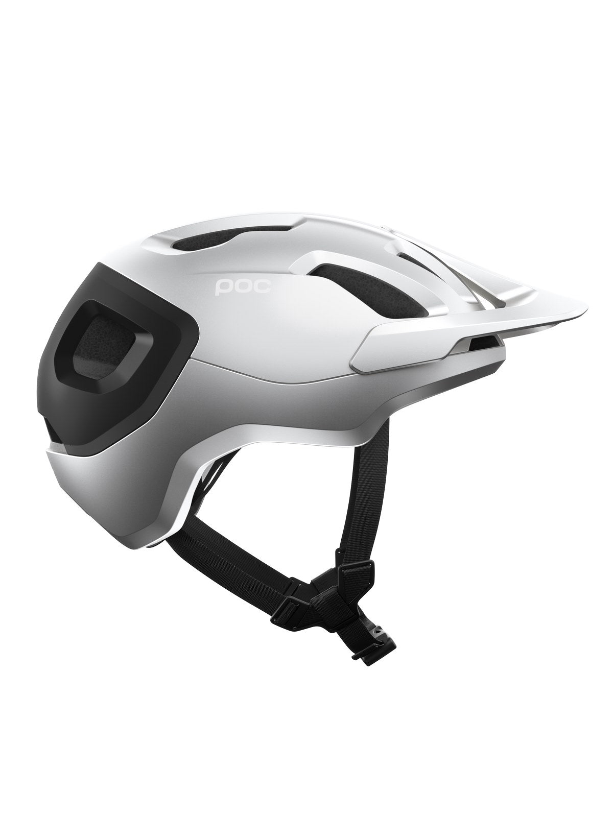 Kask rowerowy POC Axion Race MIPS czarno srebrny mat - Adventure Sports