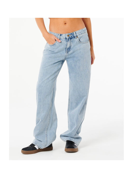 Spodnie RIP CURL AGGIE RELAXED JEANS niebieskiee

