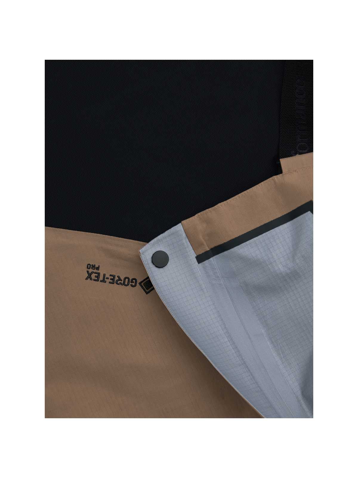 Spodnie narciarskie damskie PEAK PERFORMANCE Vertical GORE-TEX Pro 3L Shell Bib Pants brązowe