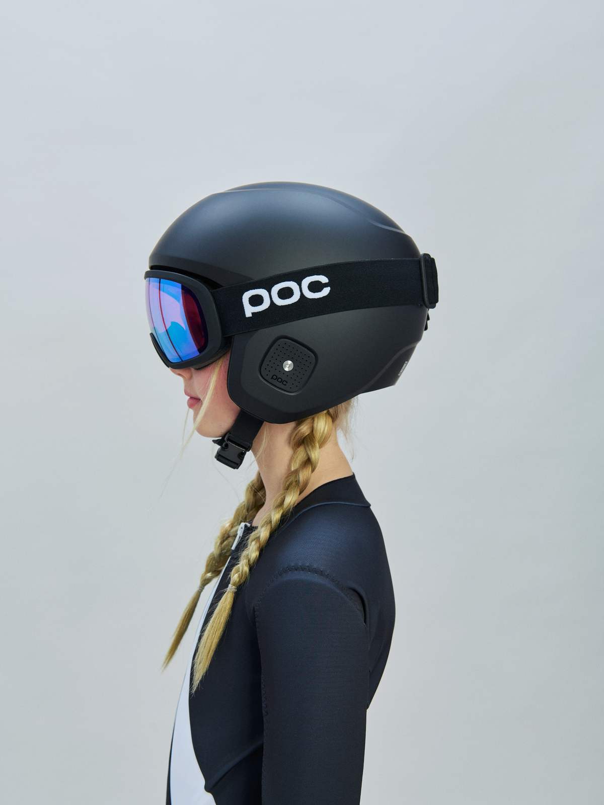 Kask narciarski dla dzieci POC Skull Dura Jr czarny mat
