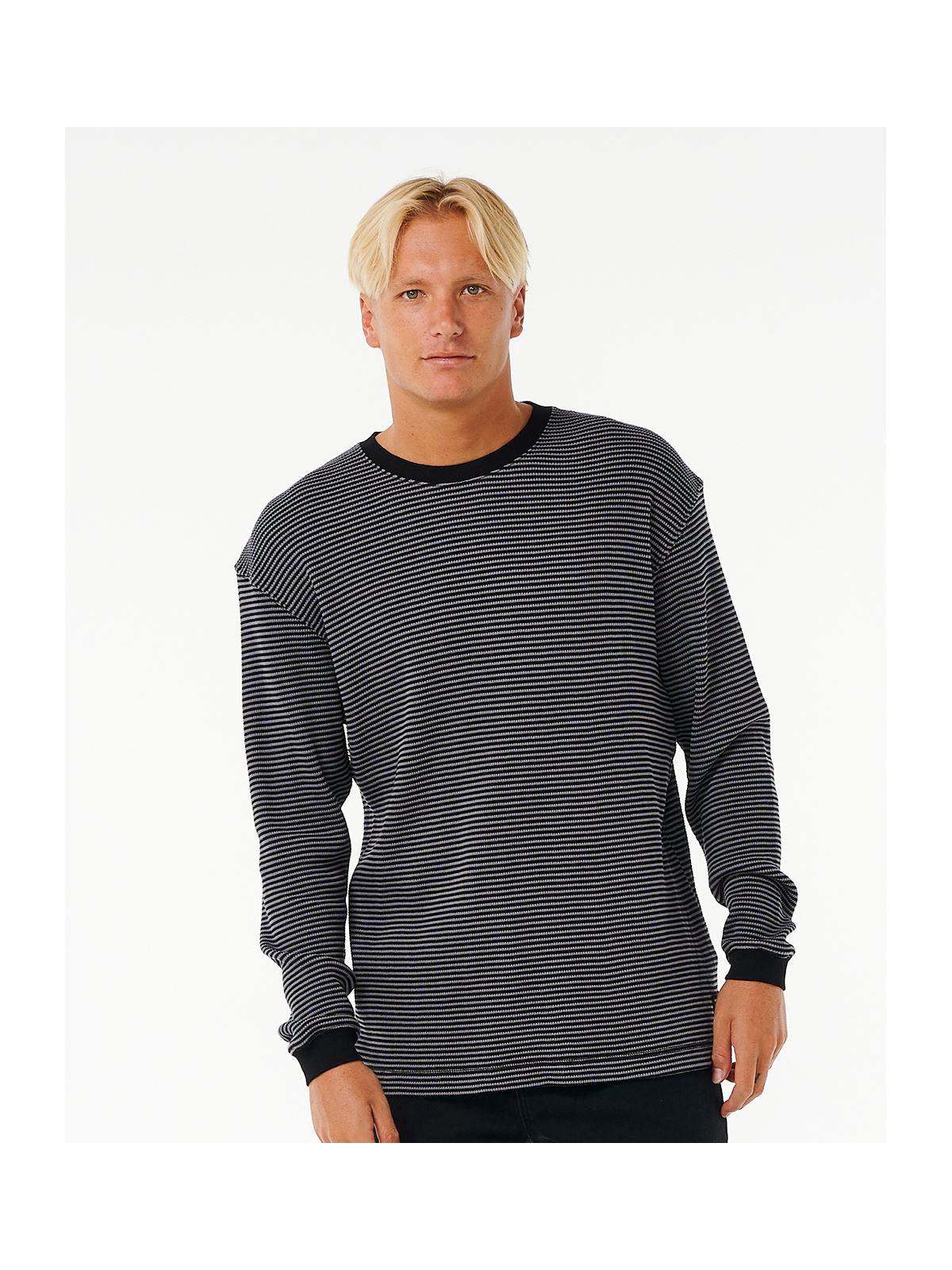 Koszulka RIP CURL Quality Surf Products Ls Tee czarny - Adventure Sports