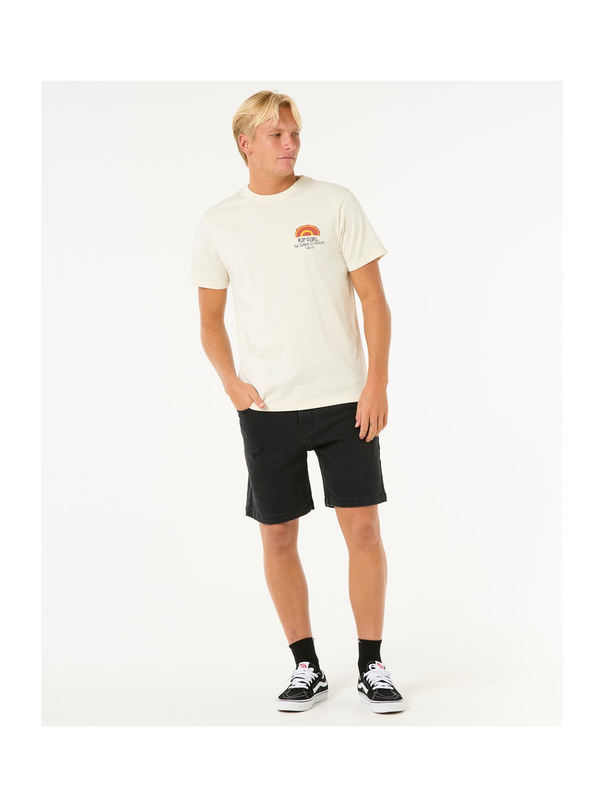 Koszulka męska RIP CURL Keep On Trucking Tee biała