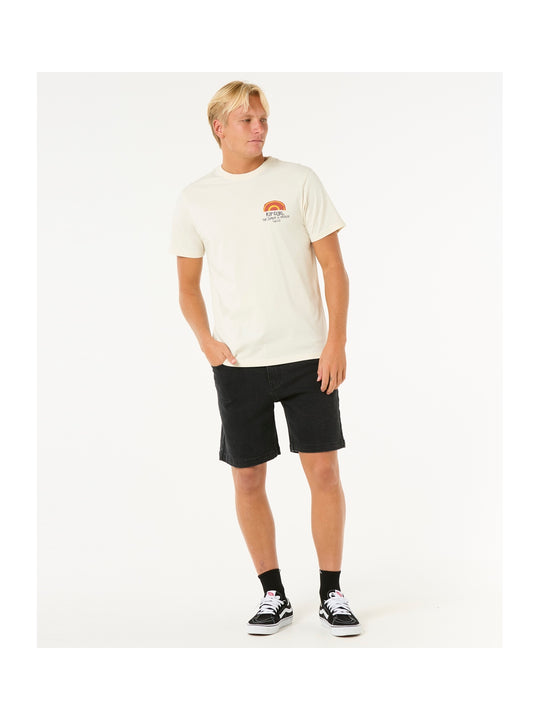 Koszulka męska RIP CURL Keep On Trucking Tee biała
