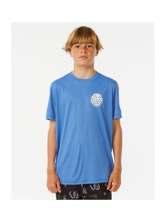 Lycra RIP CURL Icons Surflite Upf S/S Boy niebieski - Adventure Sports

