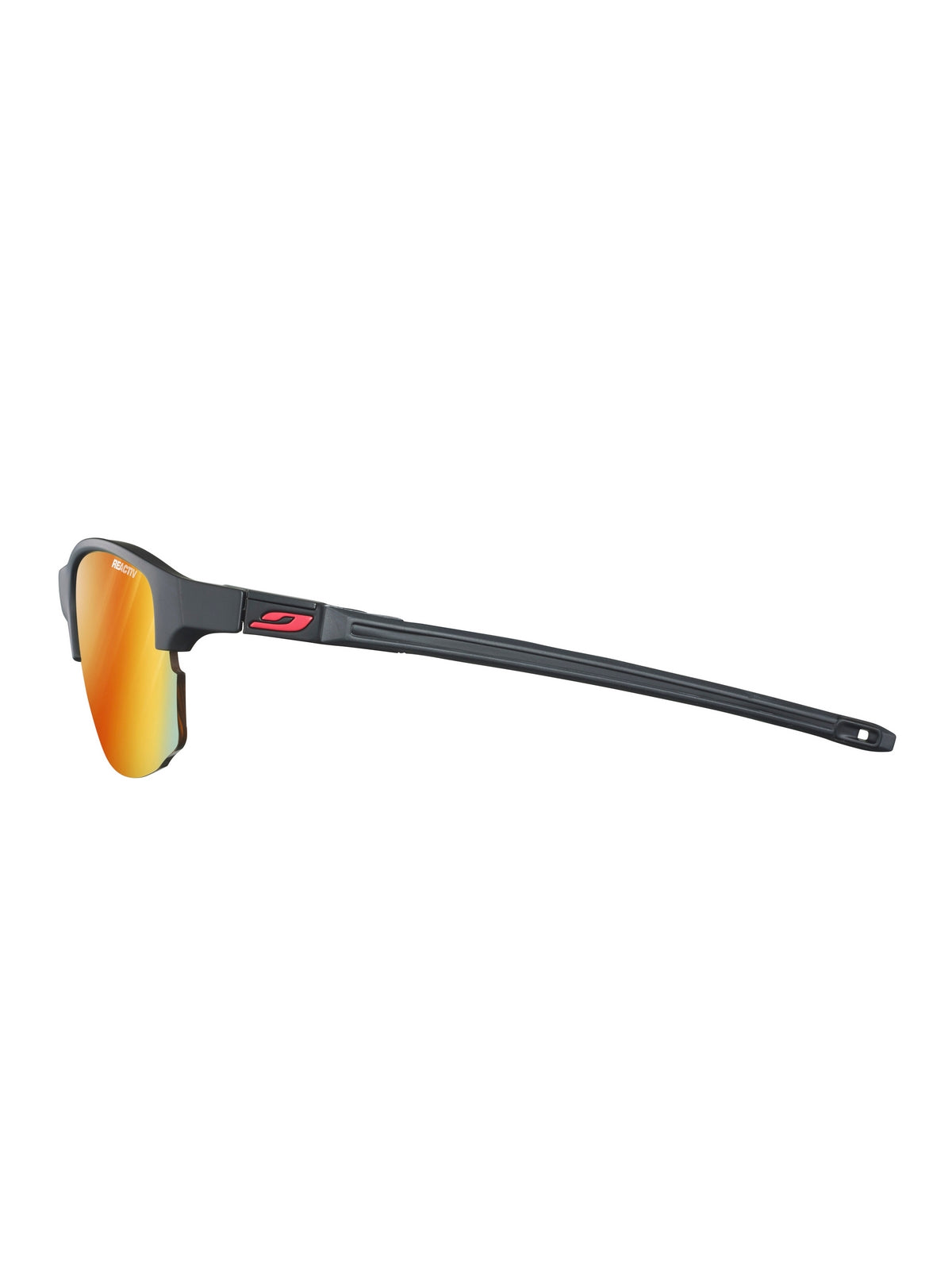Okulary fotochromowe Julbo Split - czarny/czerwony | Reactiv Light Amplifier cat 1-3 - M - Adventure Sports