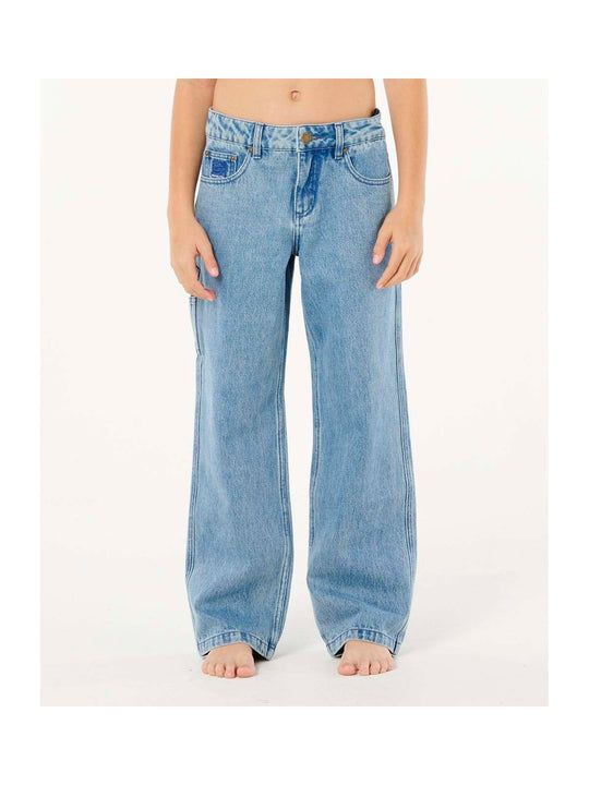 Spodnie chłopięce RIP CURL Hyped Denim Pant-Boy niebieskie
