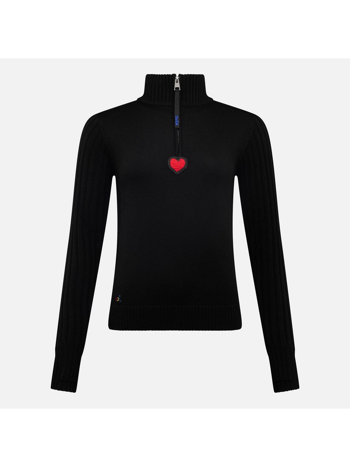 Sweter damski ROSSIGNOL W JCC MERIB HZ czarny
