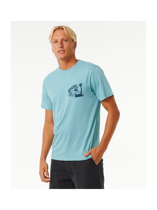 Koszulka RIP CURL Keep On Trucking Tee niebieski - Adventure Sports
