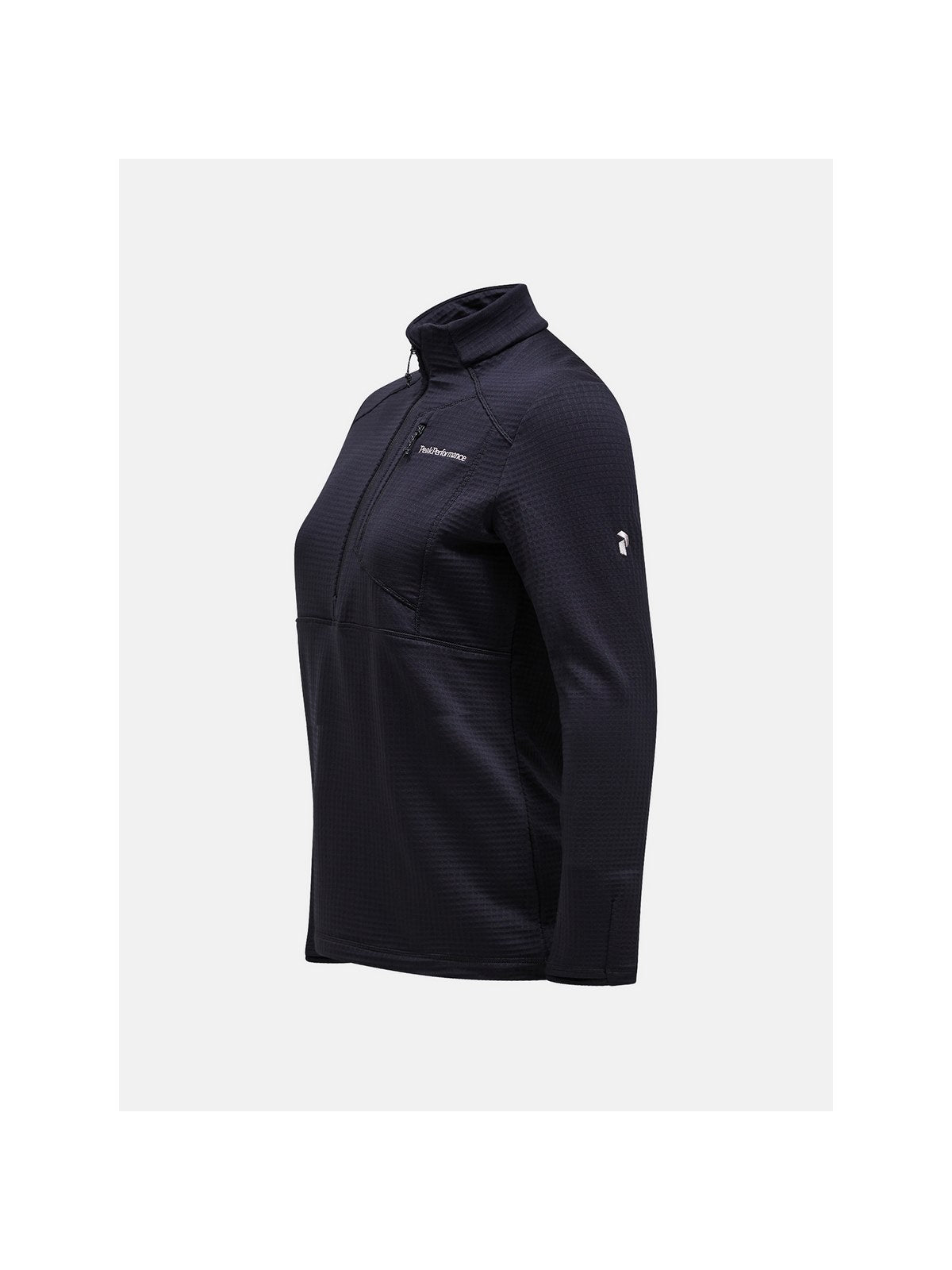 adventuresports bluza-peak-performance-w-trail-polartec-half-zip-czarny-g79811010-050 tyl