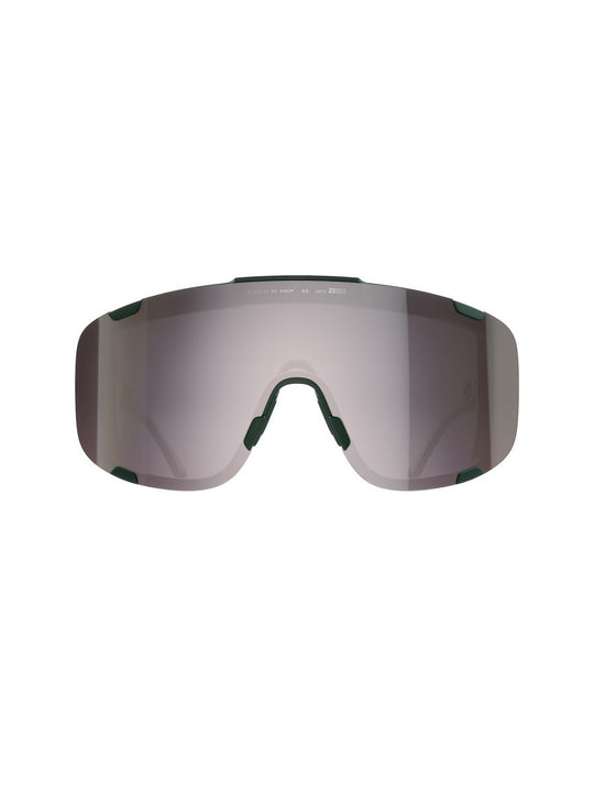 Okulary rowerowe POC Devour Wide Fit zielone - Clarity Road/Sunny Silver cat.3
