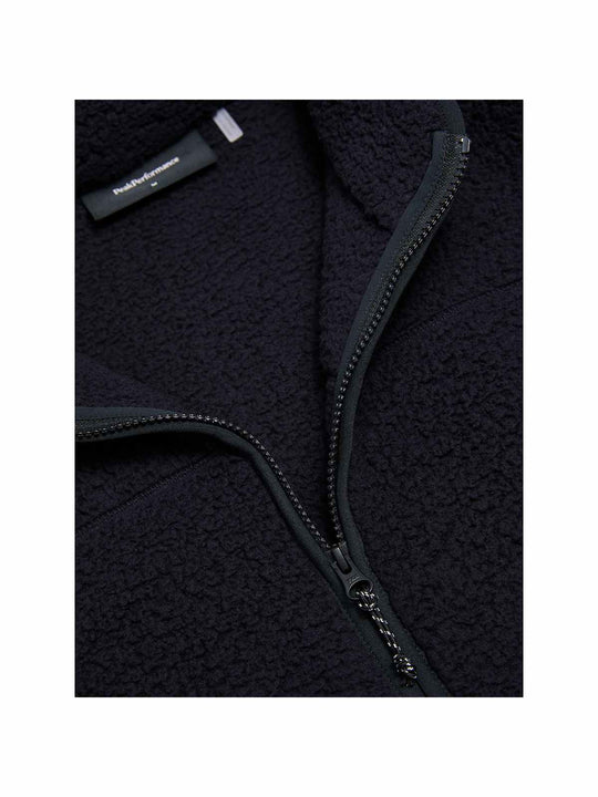 Bluza męska PEAK PERFORMANCE Wildrush Pile Jacket czarna
