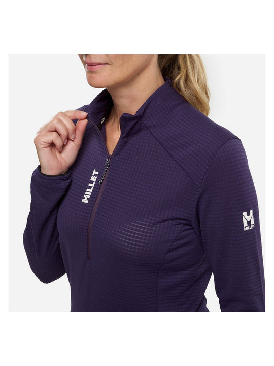 Bluza damska MILLET Parmelan Light Fleece Po W fioletowa
