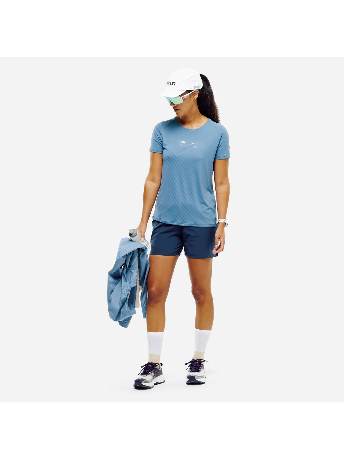 Koszulka damska MILLET Intense Essential Ts Ss W niebieska