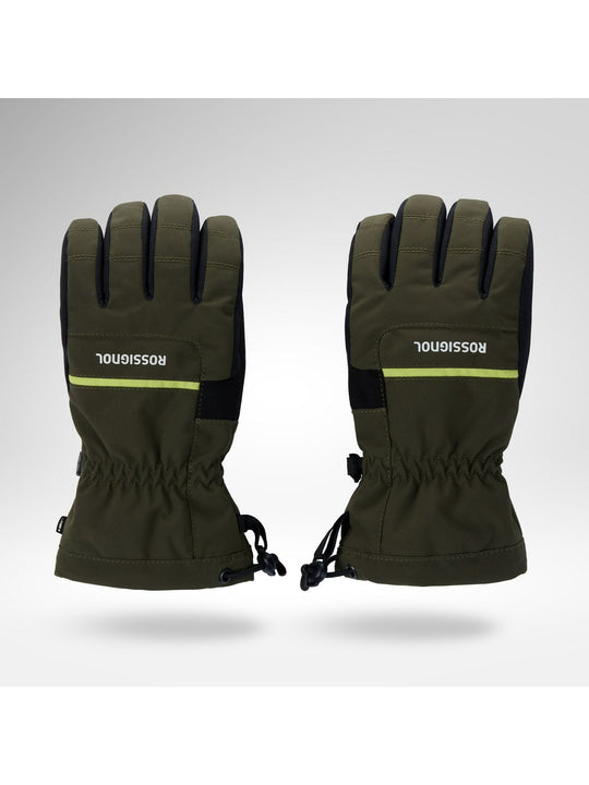 Rękawice narciarskie juniorskie ROSSIGNOL Jr Roc Ski Gloves R-Shell Dry zielone
