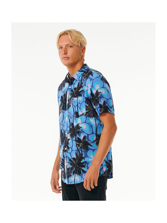 Koszula RIP CURL Barrel Killa S/S Shirt niebieski - Adventure Sports
