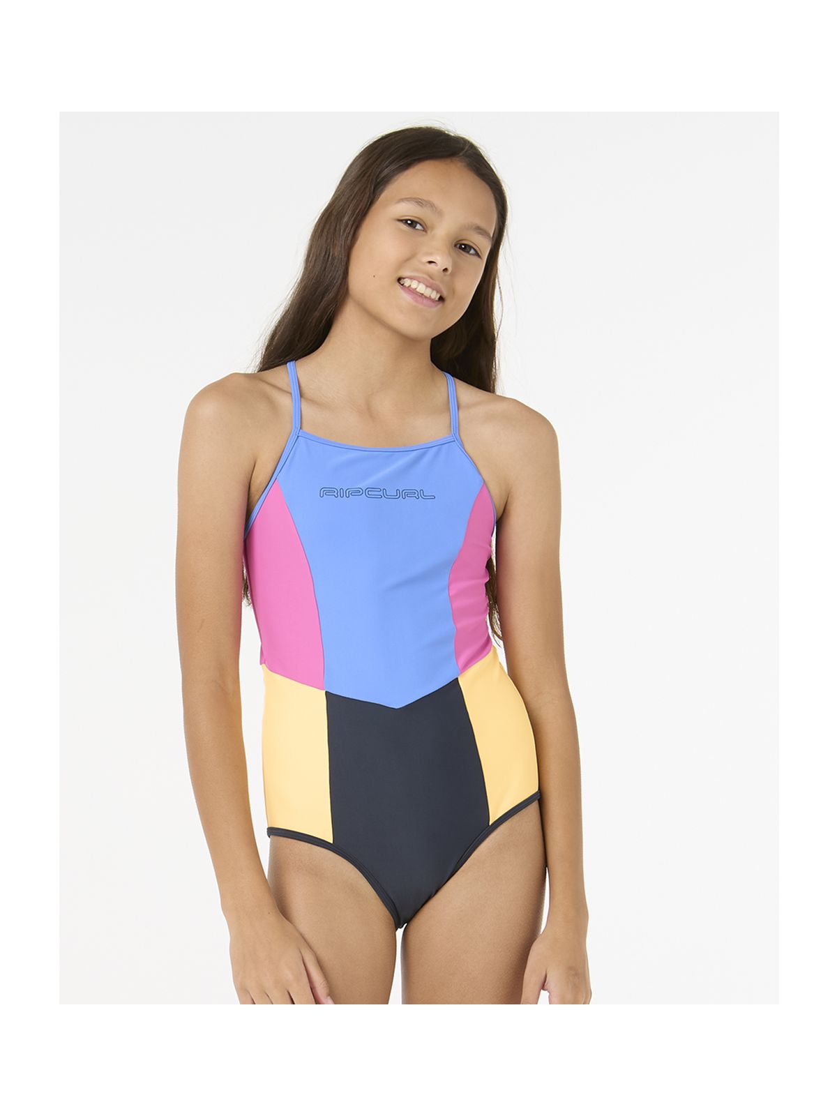 Kostium Jednoczęściowy RIP CURL Block PartyŹOne Piece -Gir - granatowy