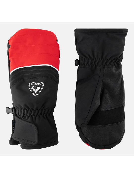 Rękawice narciarskie dziecięce dwupalczaste Rossignol Jr Tech Impr M czerwony - Adventure Sports
