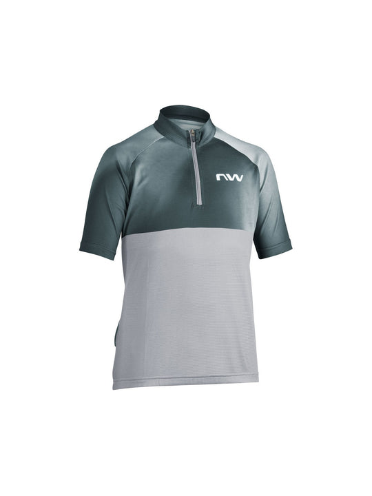 Koszulka rowerowa dla dzieci NORTHWAVE Force Evo Junior Jersey S/s szara
