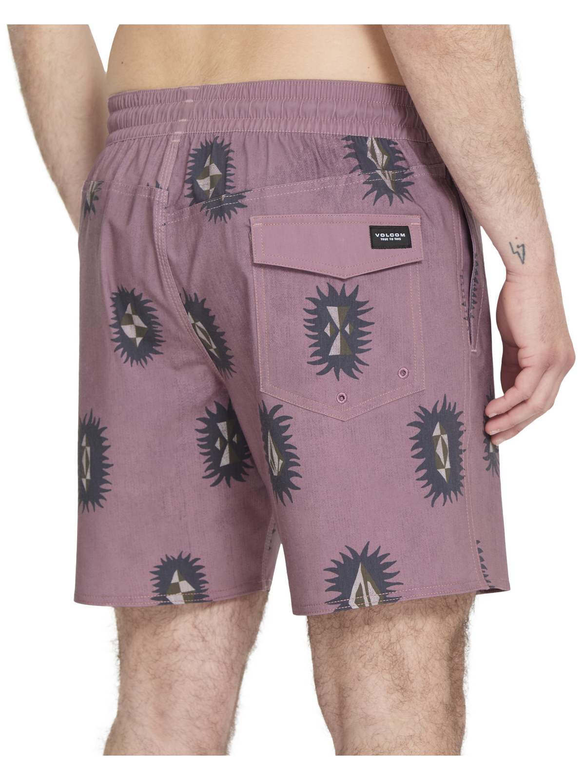 Szorty kąpielowe VOLCOM Psyche Cotton Trunk 17 różowy