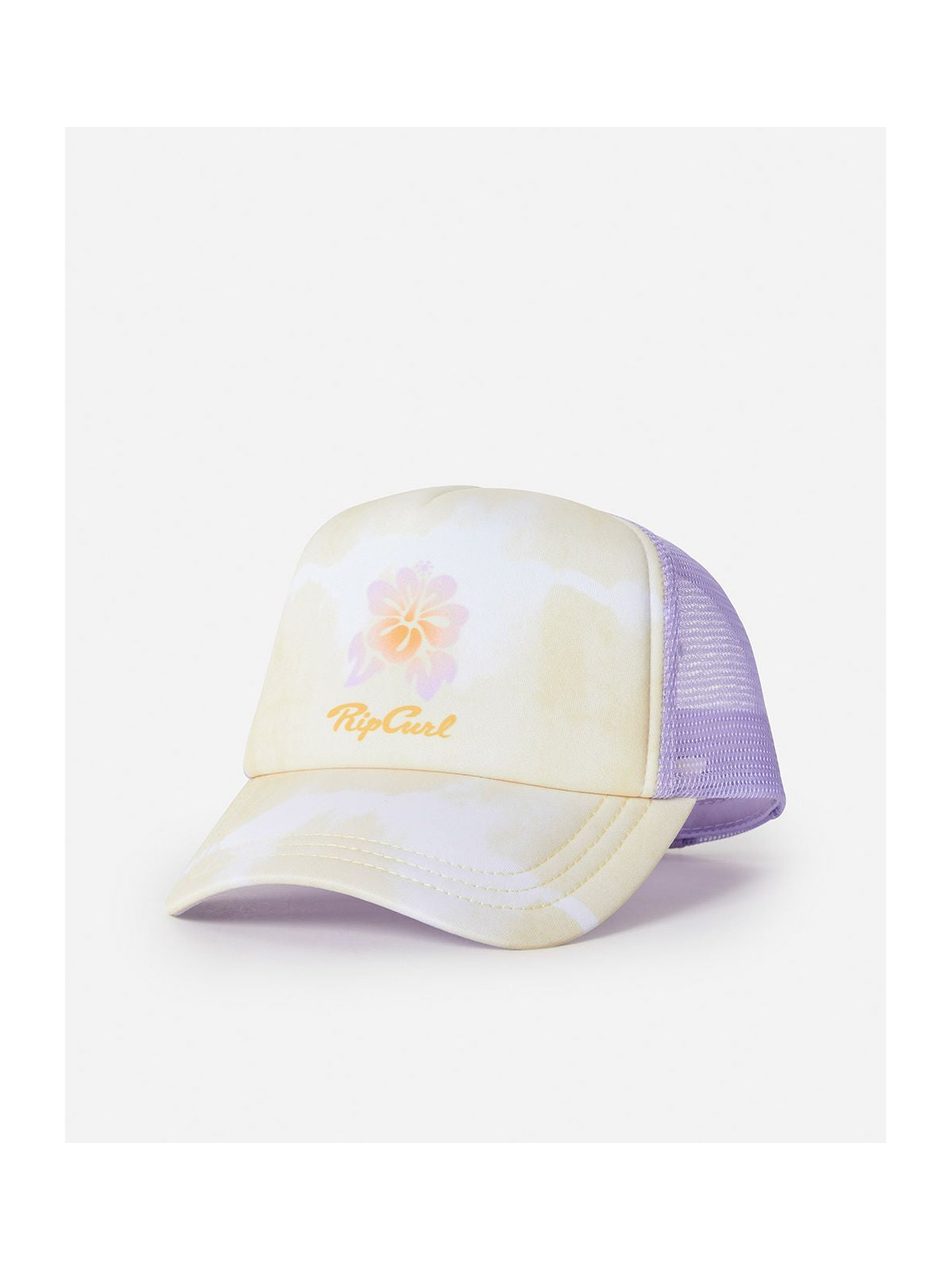 Czapka z daszkiem dziweczęca RIP CURL Crystal Cove Trucker Girl żółto fioletowa - TU - Adventure Sports
