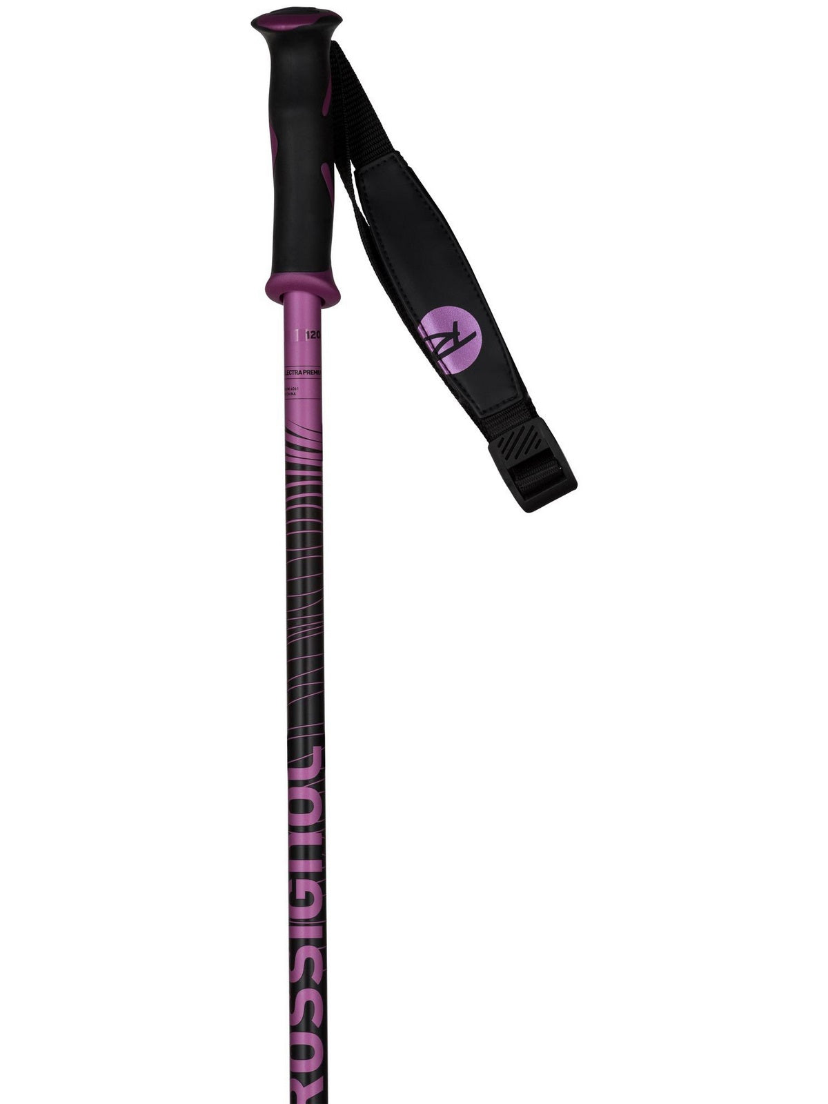 Kije narciarskie ROSSIGNOL Electra Premium - czarno fioletowe - Adventure Sports