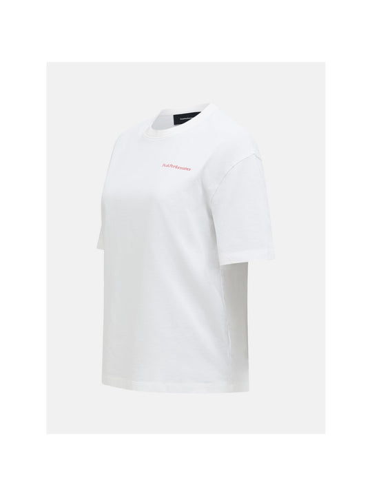 Koszulka PEAK PERFORMANCE W Graphic Tee biały - Adventure Sports
