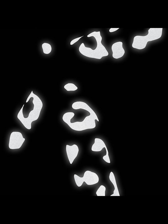 Naklejki odblaskowe BOOKMAN Reflective Leopard Print czarny
