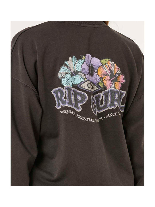 Bluza damska RIP CURL Bells Heritage Crew czarna
