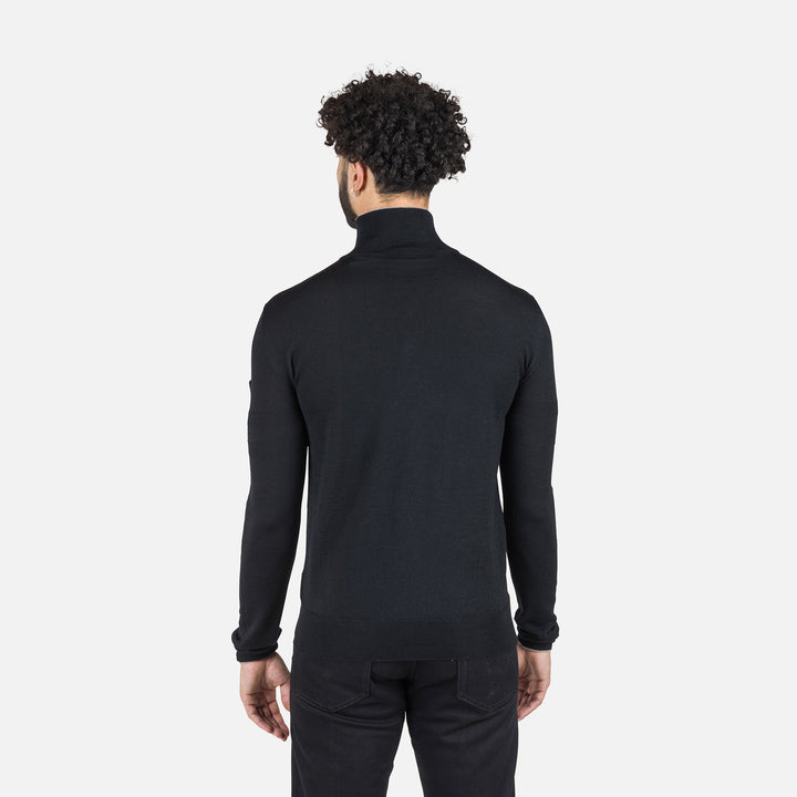 Sweter Rossignol Stripe Hz Knit New czarny - Adventure Sports
