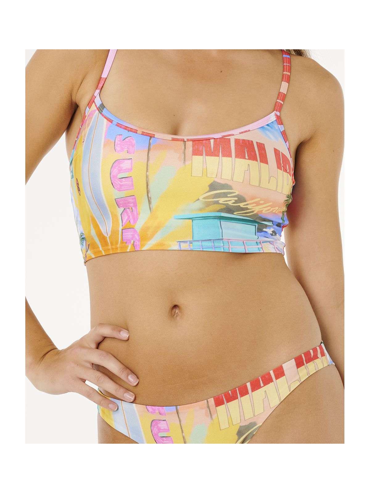 Dół od bikini damski RIP CURL Hotel Malibu Good Pant multikolor