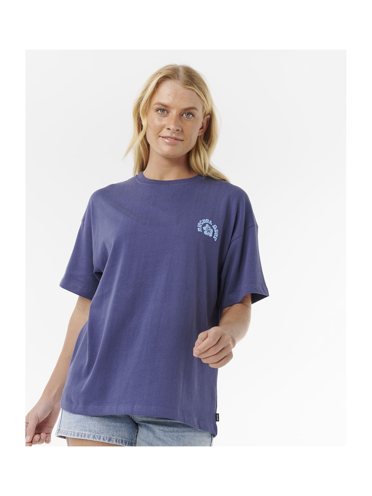 Koszulka RIP CURL LUXE SURF HERITAGE TEE granatowa