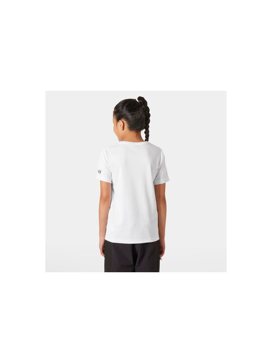 Koszulka HELLY HANSEN JR HH TECH T-SHIRT biały - Adventure Sports
