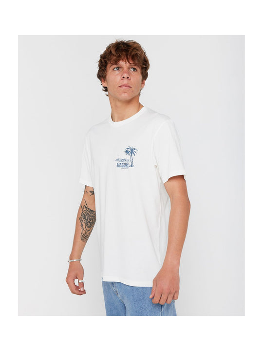 Koszulka RIP CURL SPORTLINE TUBULAR TEE beżowa
