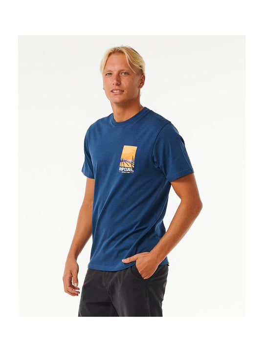 Koszulka RIP CURL Keep On Trucking Tee granatowy - Adventure Sports
